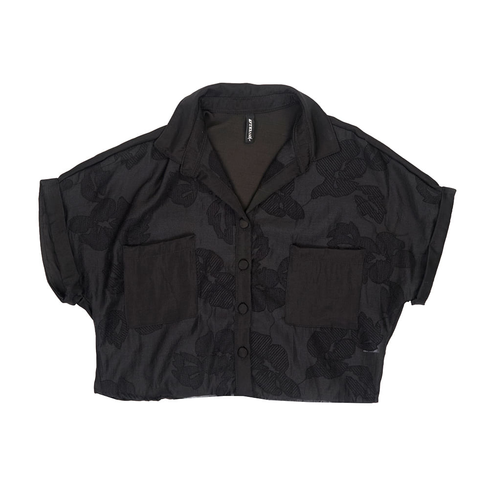 BLUSA INVERZA MUJER 73813 NEGRO