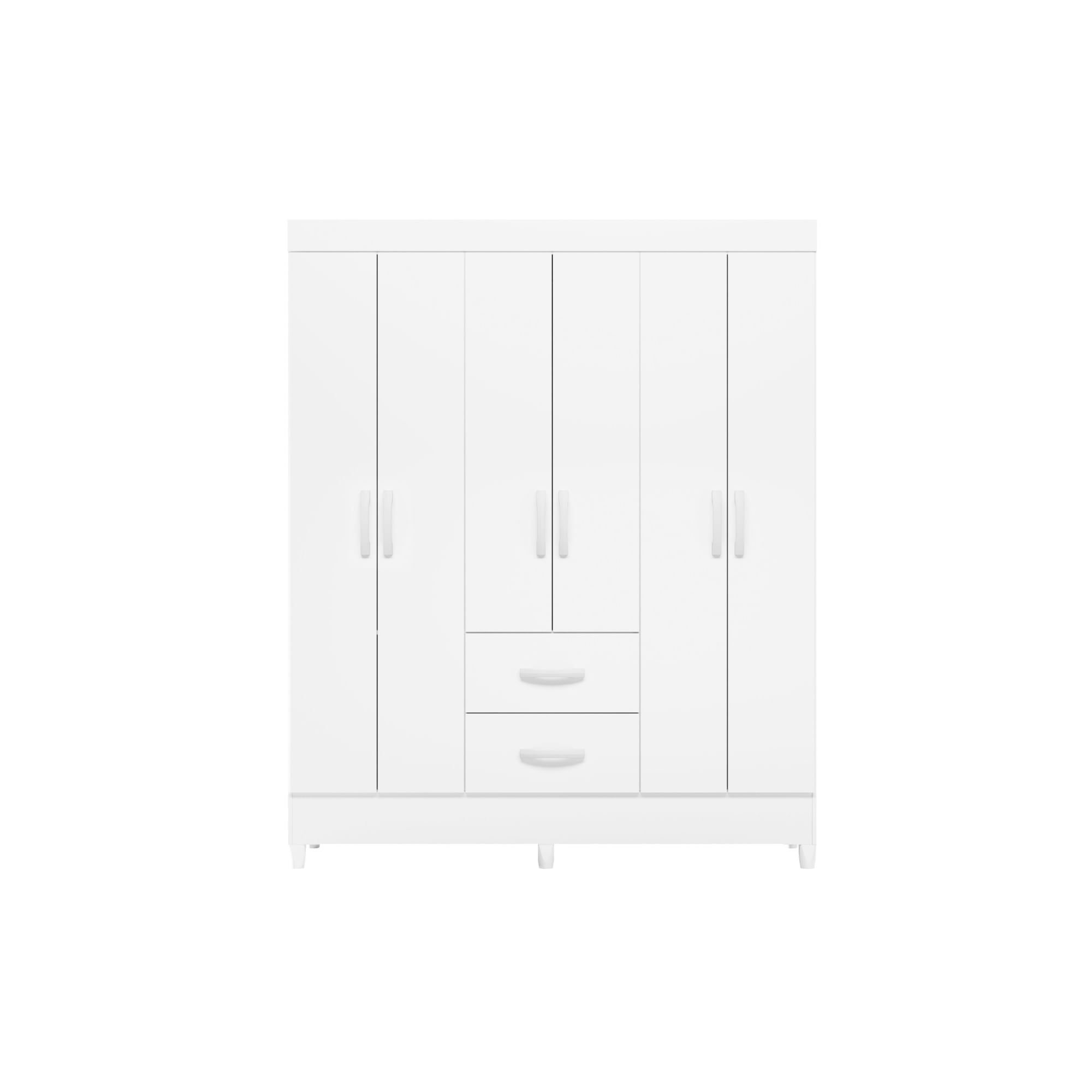 Ropero Mobi 6 Puertas Blanco/ Biflex