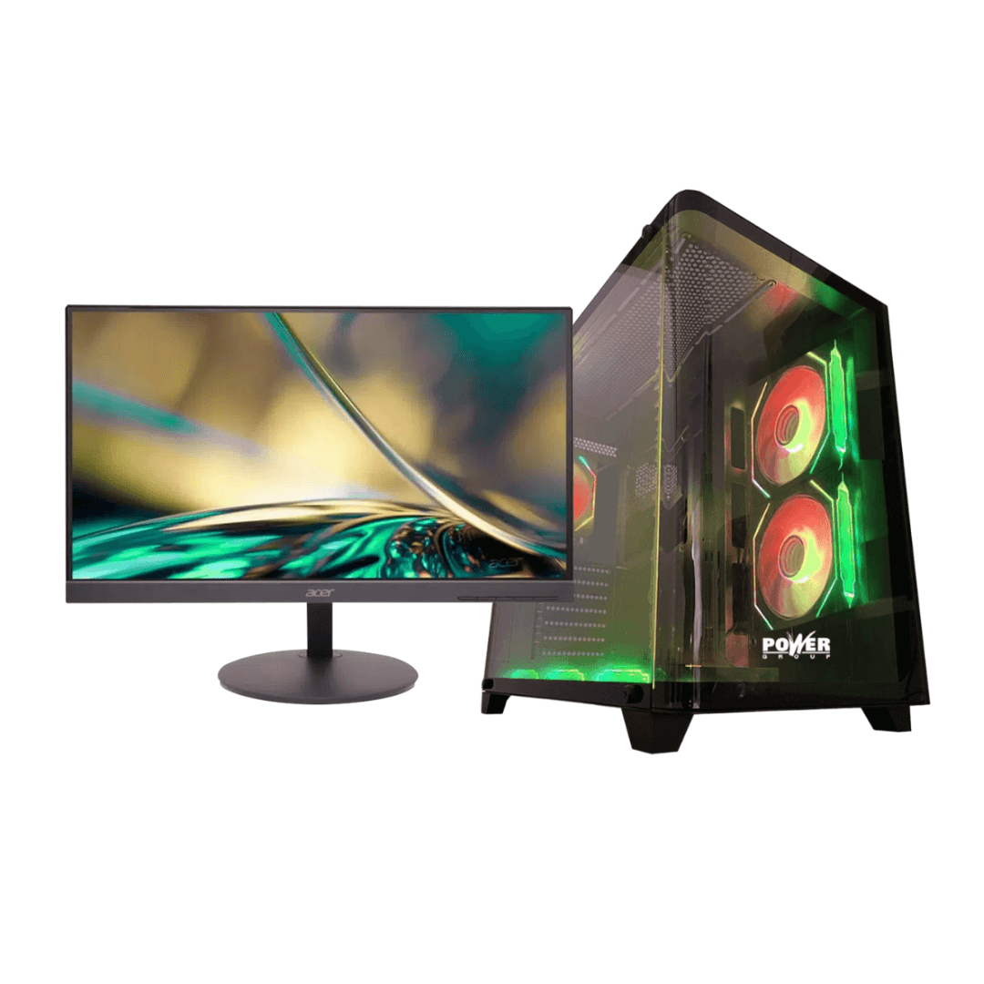 Computador GAMER Amd Ryzen 7 8700F Rtx 5060 8Gb 32Gb 512Gb - Monitor Acer 21.5
