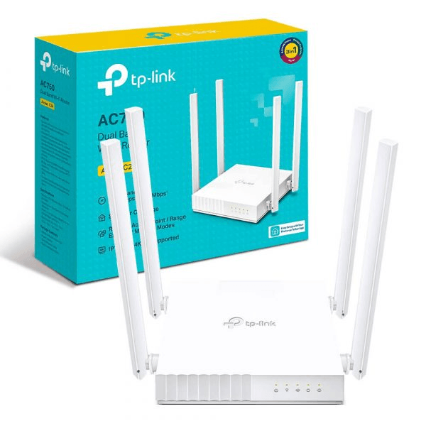 Router TP-LINK de doble banda AC750 Archer C24 10/100 2.4GHz 5G