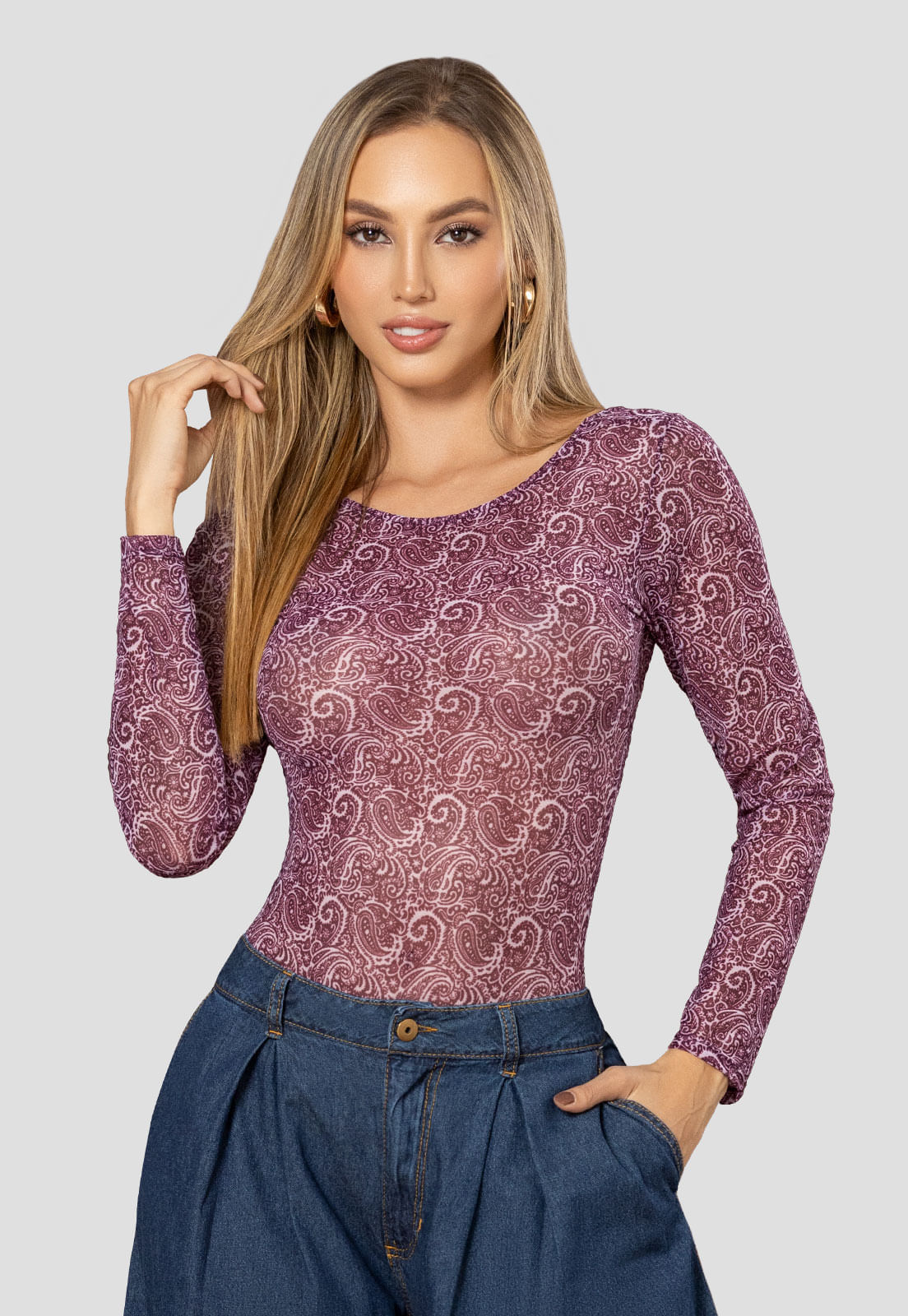 Body Mujer Estampado Mp 112520
