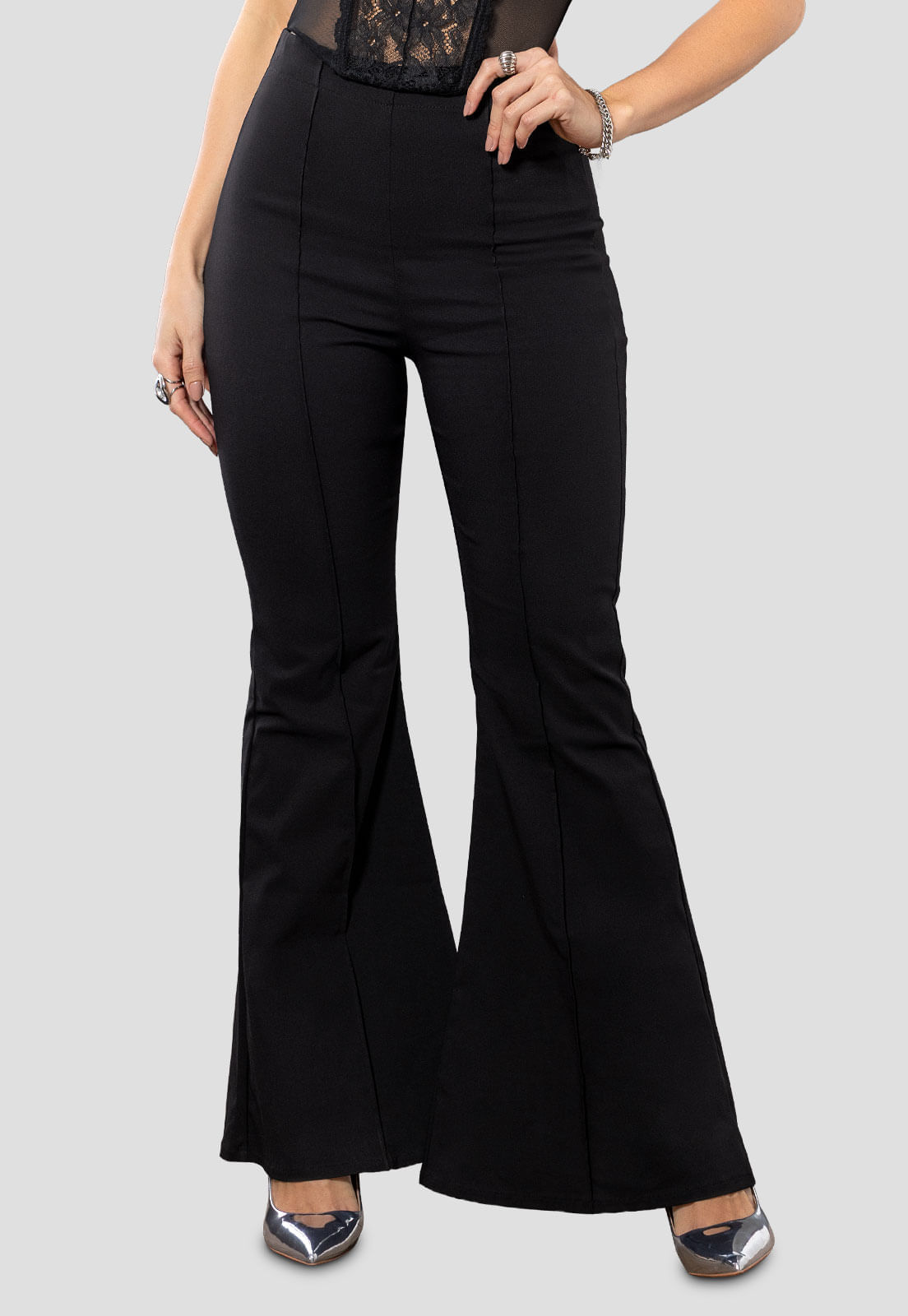 Pantalón Mujer Negro Mp 113840