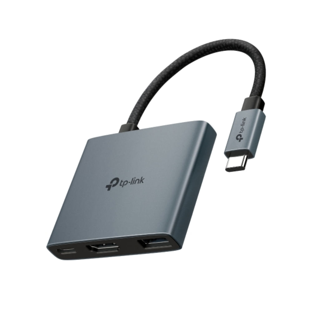 Hub USB-C TP-Link UH3020C 3en1 con HDMI 4K, 2x USB 3.0, USB-C PD 100W, Conexión LAN Para Laptop y PC