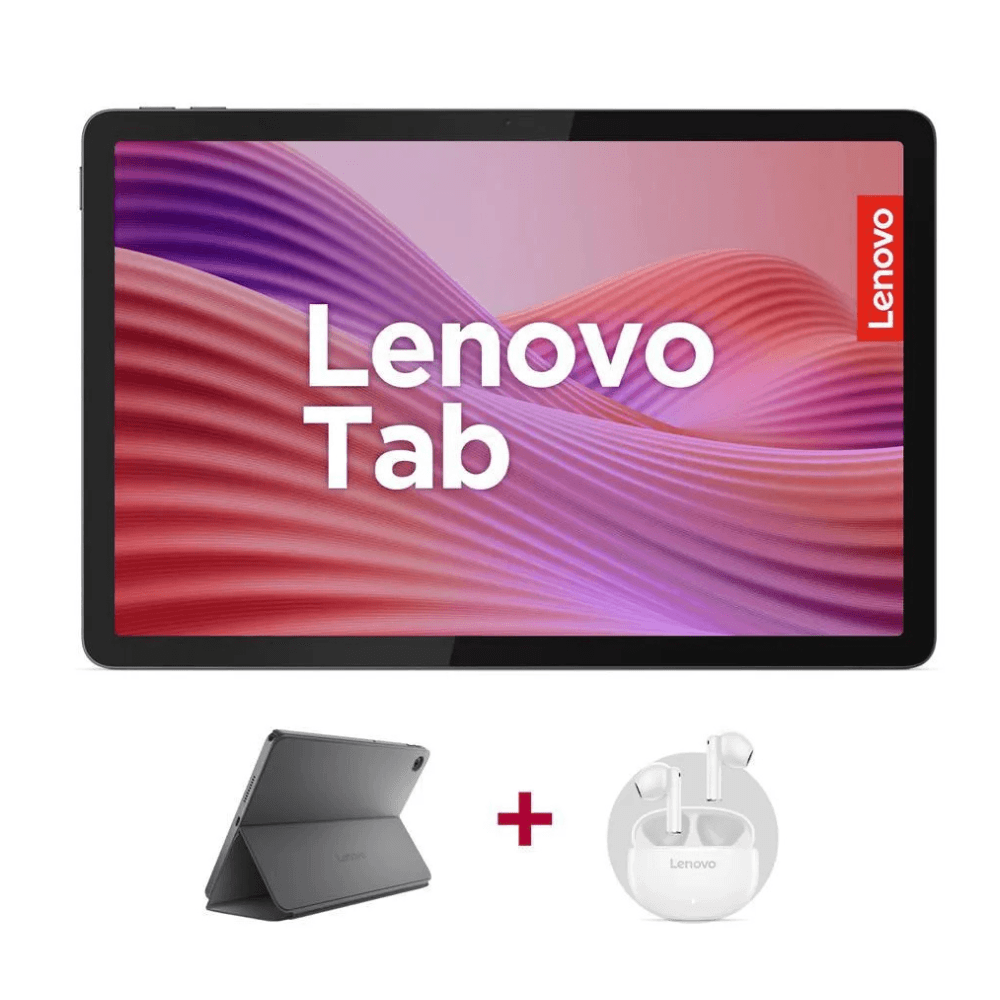 Tablet Lenovo Tab TB311FU Pantalla 10.1" WUXGA WIFI 4GB + 128GB Gris Incluye Folio Case y EarBuds