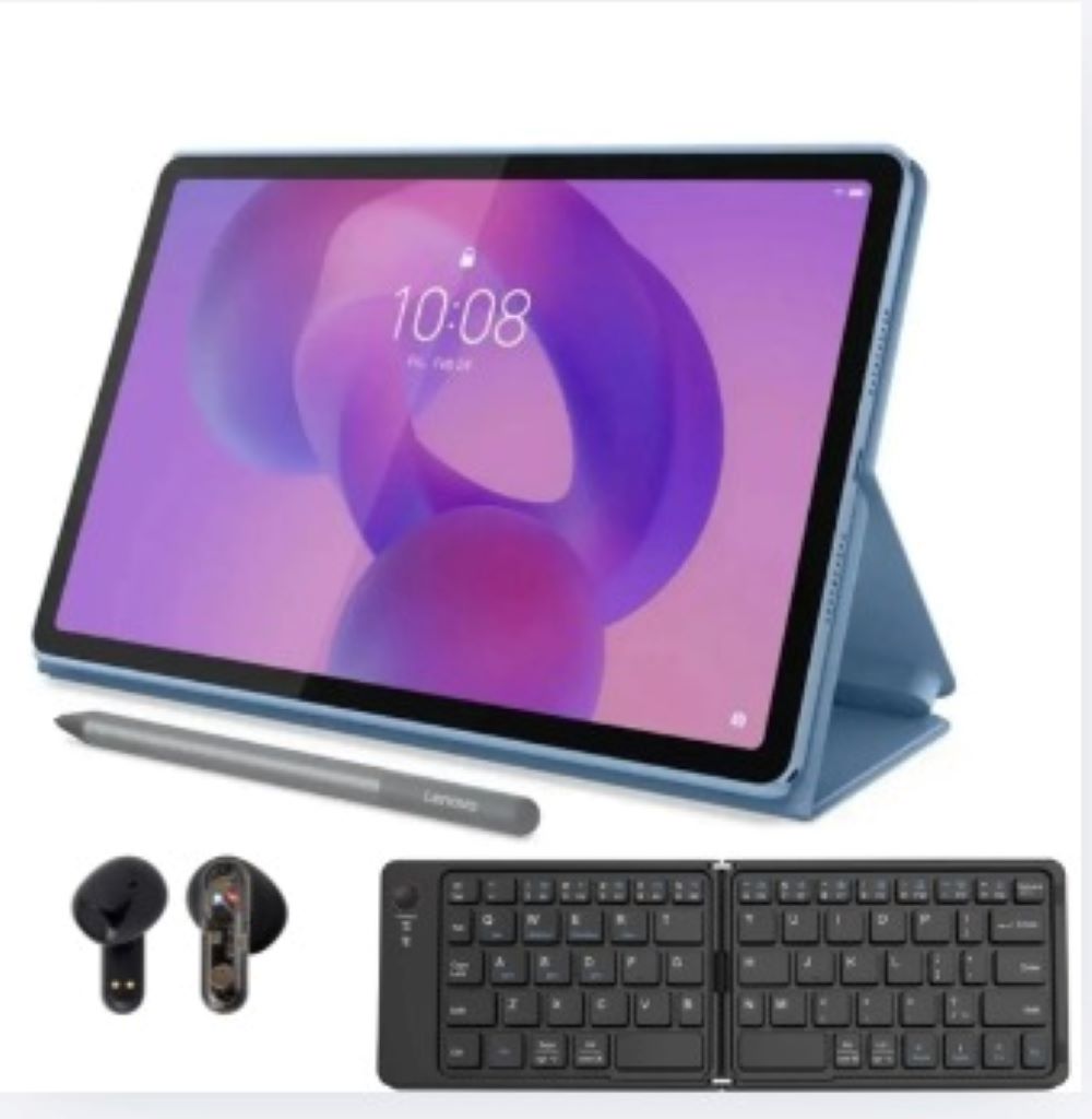 Tablet LENOVO IDEA TAB TB336FU 8GB 128GB WiFi Polar Blue11? + Pencil Lenovo+Teclado Jaltech+Obs Audifonos TWS +Hidrogel