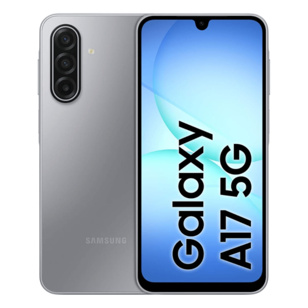 Celular Samsung Galaxy A17 5G Dual SIM Super AMOLED 6.7” 90Hz 256GB/8GB 50MP OIS IP54 5000mAh/25W - Gris