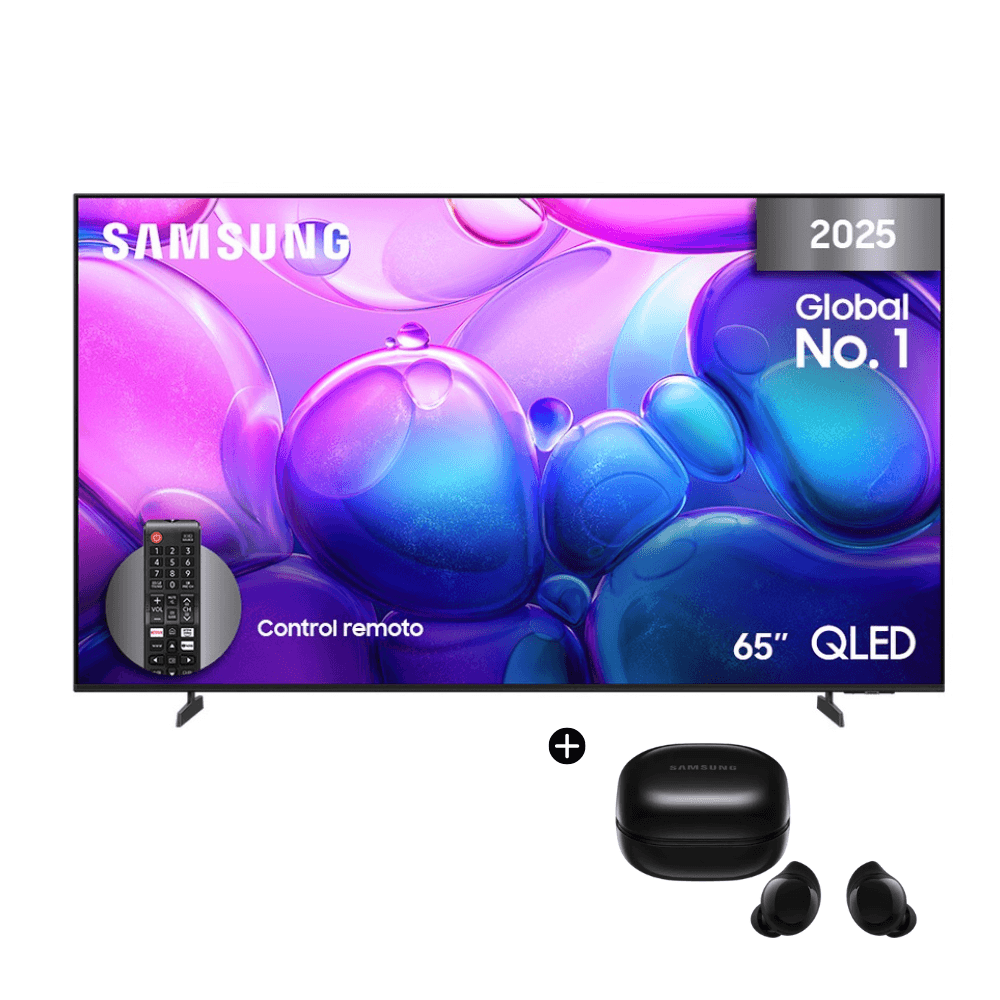 TELEVISOR SAMSUNG 65 QLED 4K QN65Q6 + GRATIS GALAXY BUDS CORE -