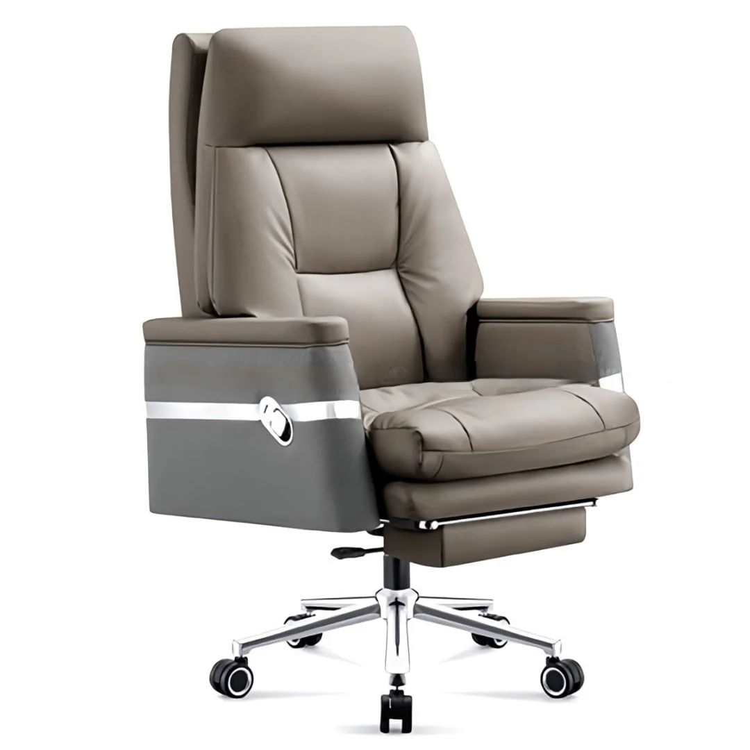 Silla De Director De Cuero De Alta Calidad King