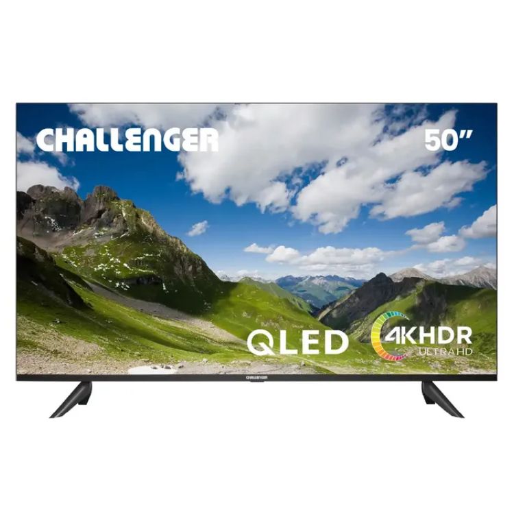 Televisor Challenger 50" 50KG190 BT QLED Smart TV GOOGLE