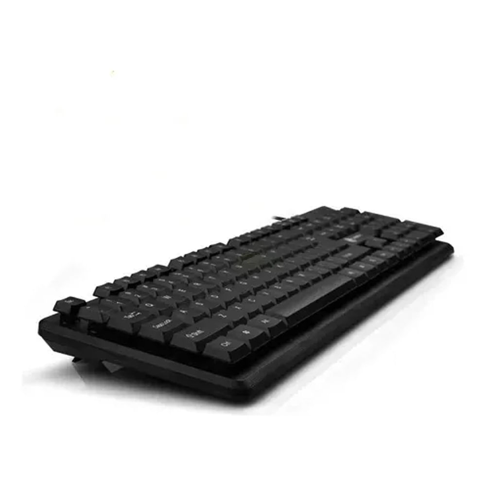 Teclado Alfanumerico Inalambrico Mecanico Bluetooth Negro W801