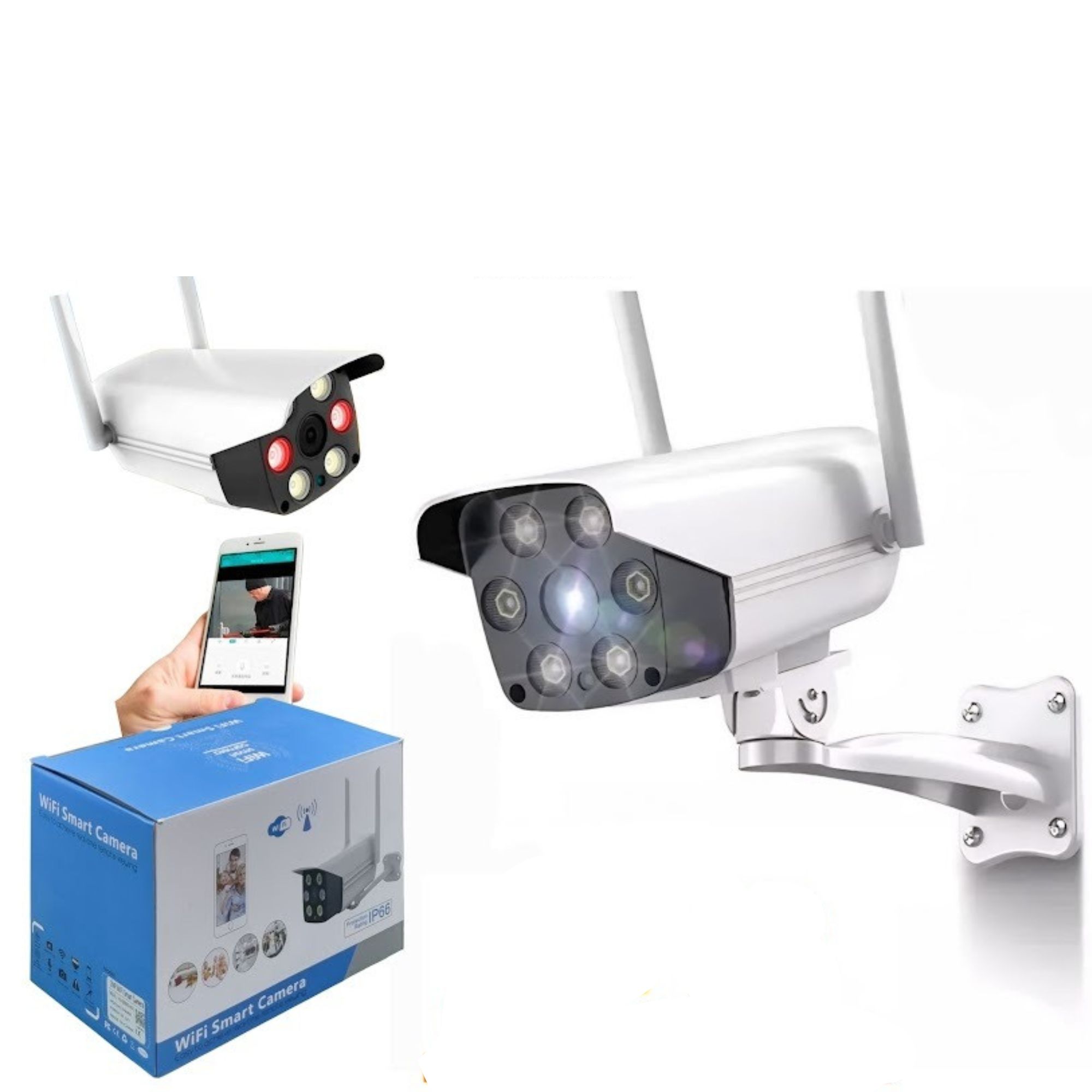 Camara Seguridad Sensor Microfono Vision Nocturna Camara Vigilancia