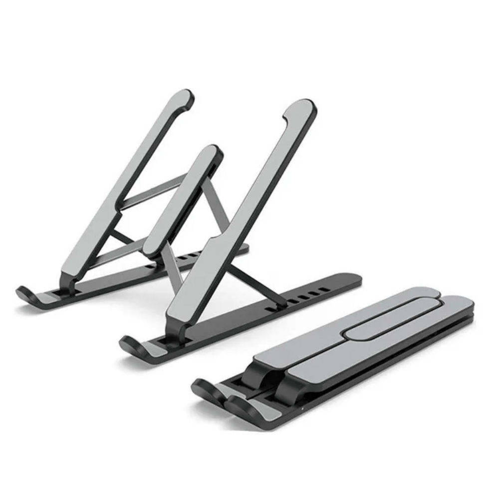 Base Soporte Portatil Laptop Plegable Ajustable 6 Niveles Ergonomica Antideslizante