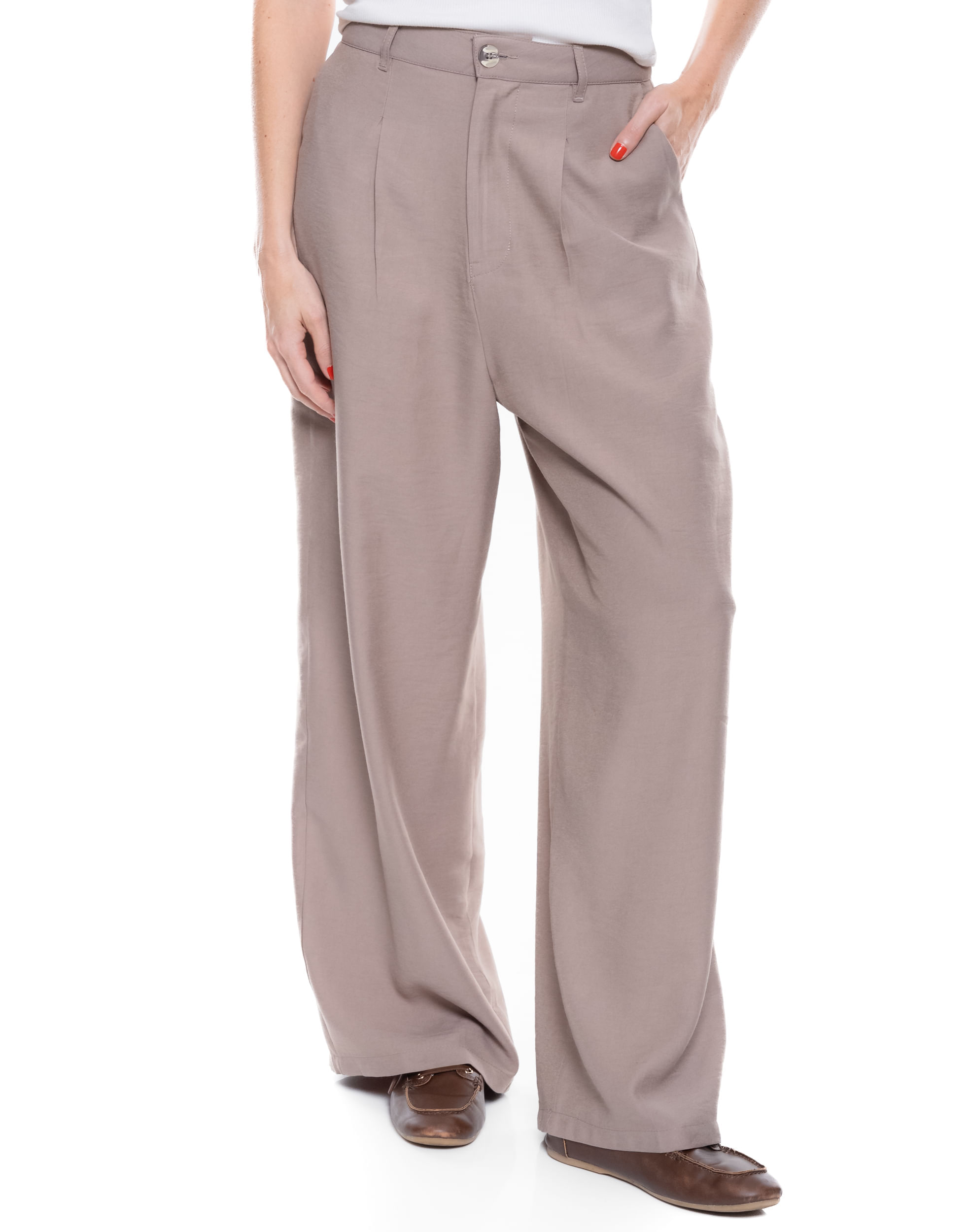 Pantalón Tipo Sastre Con Pinzas