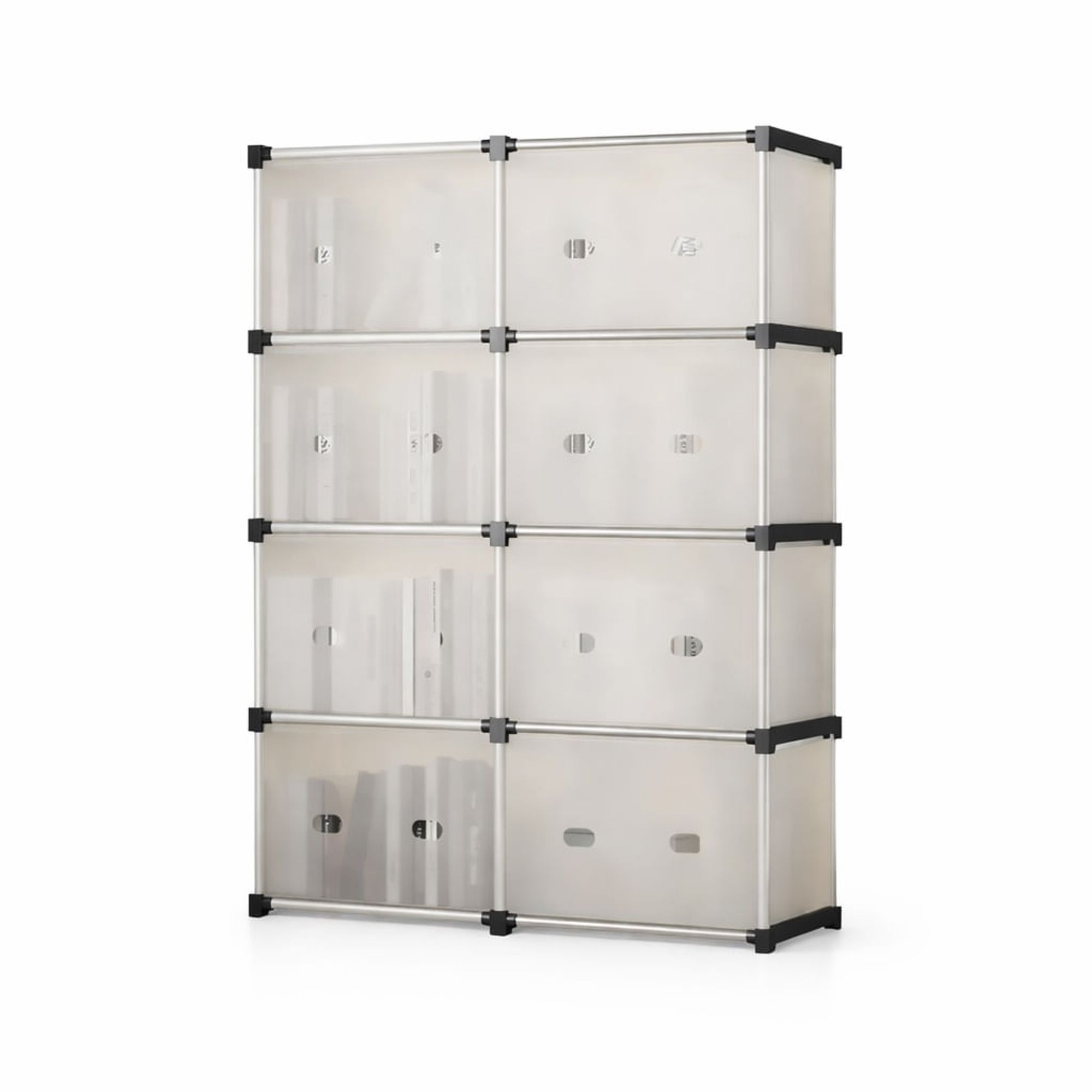 Organizador Modular 4 Niveles Doble Armario Multiuso Desmontable