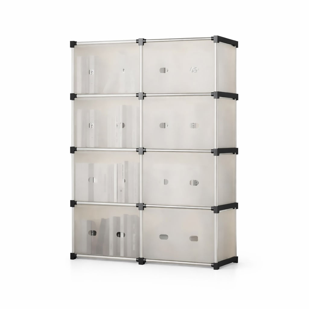 Organizador Modular 4 Niveles Doble Armario Multiuso Desmontable