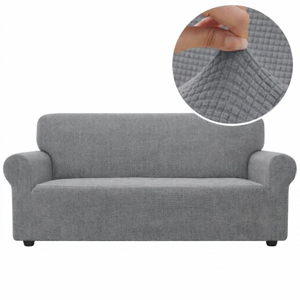 Cubre Sofa Funda Elastica Universal Ajustable 170cmX130cm Gris