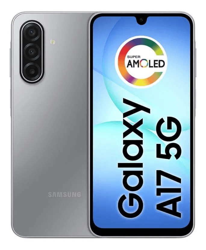 Teléfono Samsung Galaxy A17 5G con IA, 256 GB, 8 GB de RAM, gris