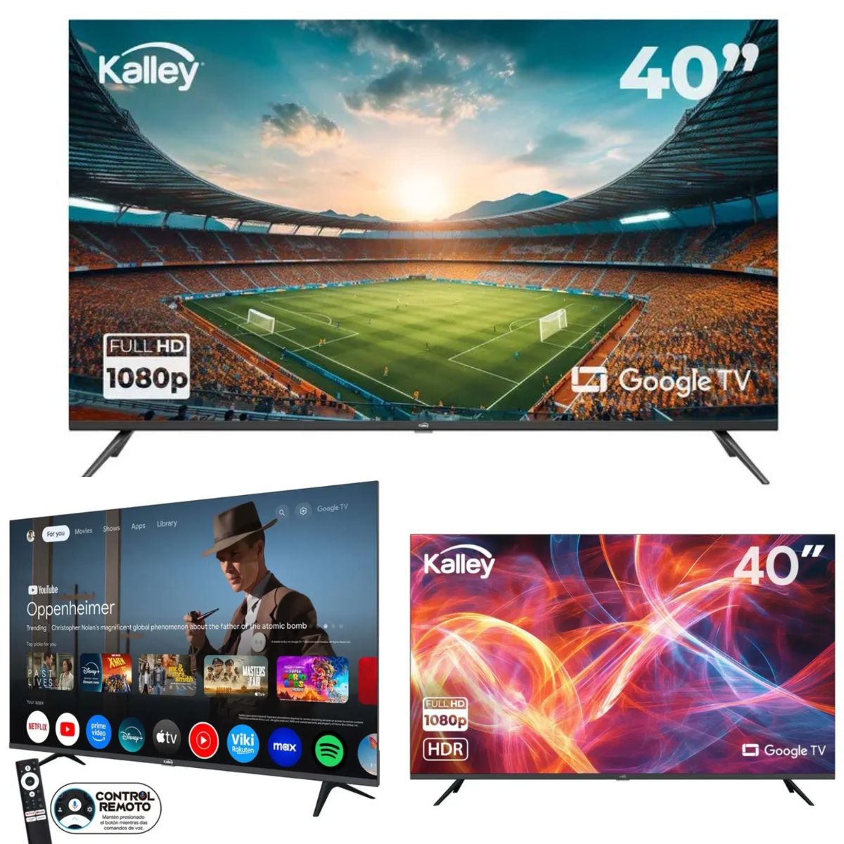 Televisor Kalley Smart Tv 40¨Tv Full HD Google Tv