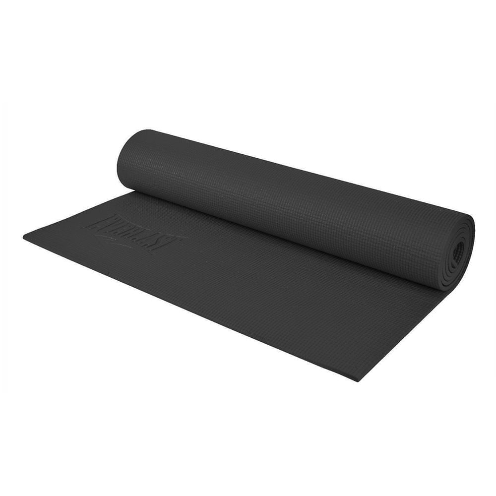 Colchoneta Tapete Yoga Mat 3mm Everlast Negro