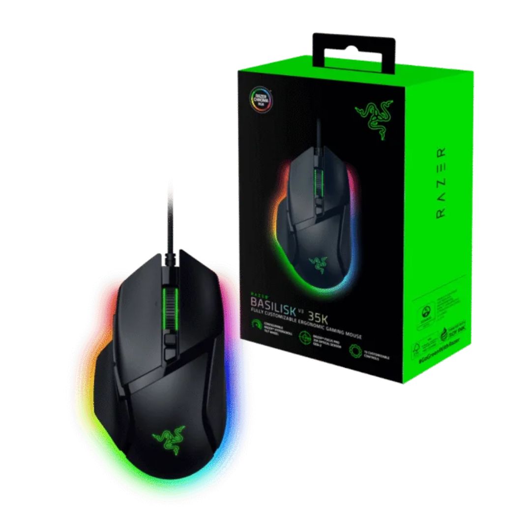 Mouse Razer Basilisk V3 35k- Ergonomic Wired Gaming