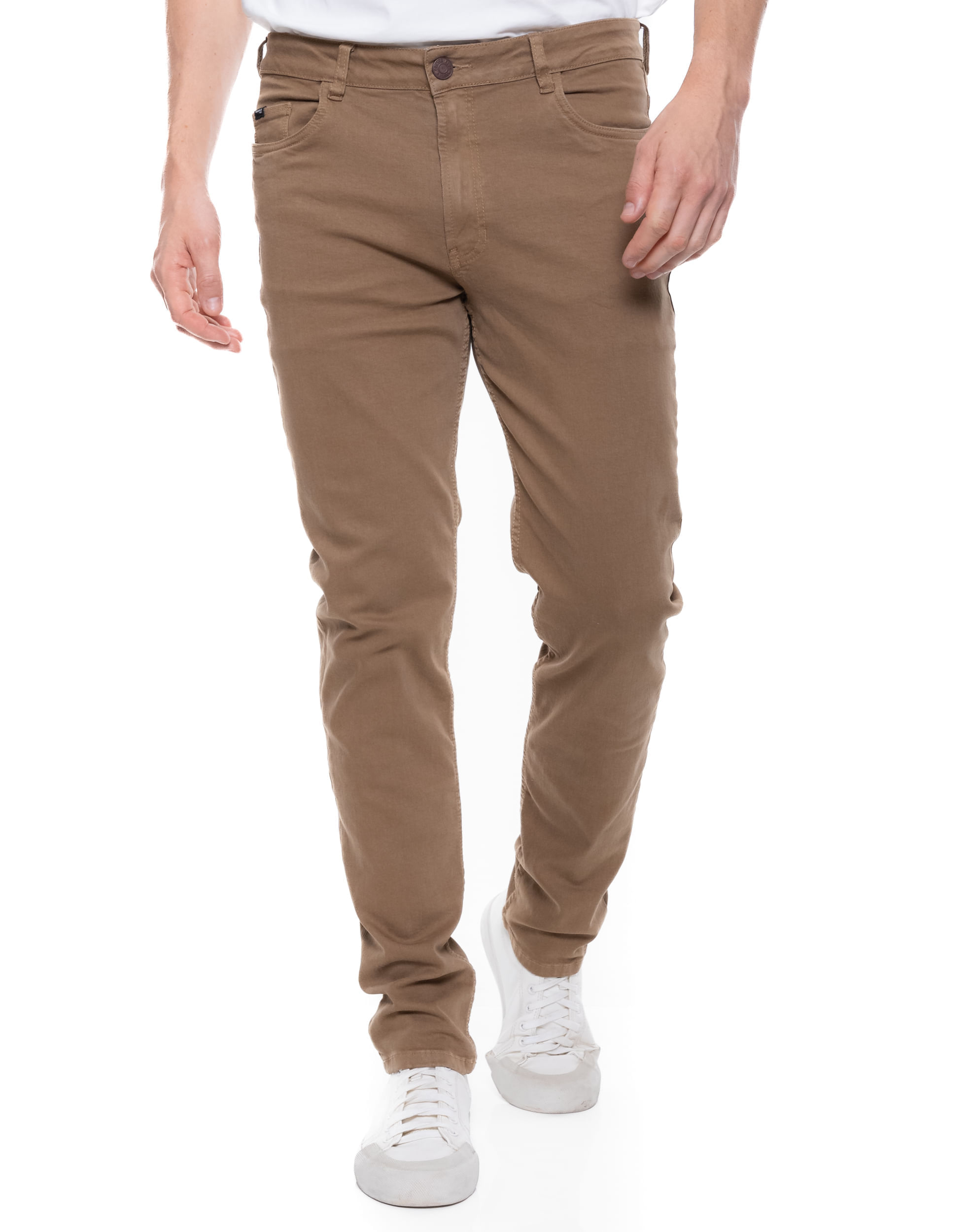 Pantalón En Dril Slim Fit
