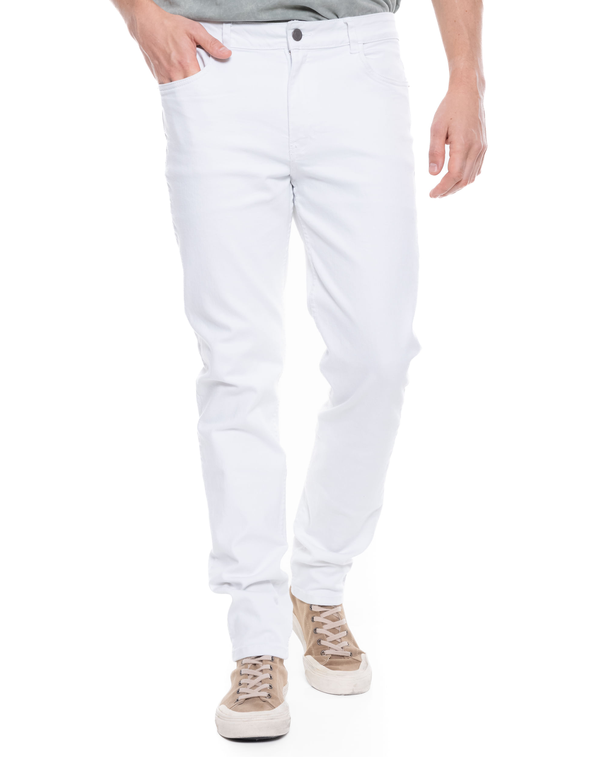 Pantalón En Dril Slim Fit