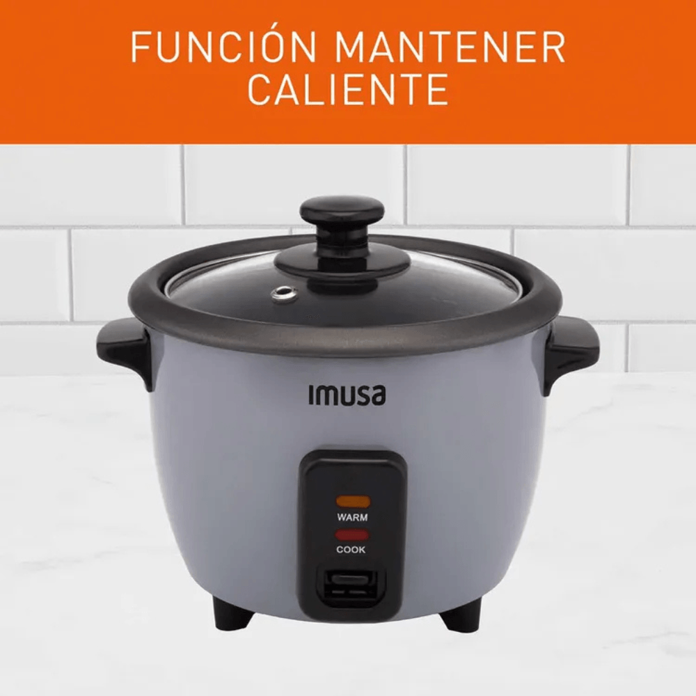 OLLA ARROCERA 5 TAZAS GRIS