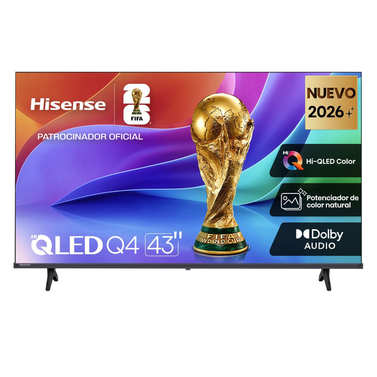 Televisor Hisense 43 pulgadas Q4SV QLED Smart TV FHD