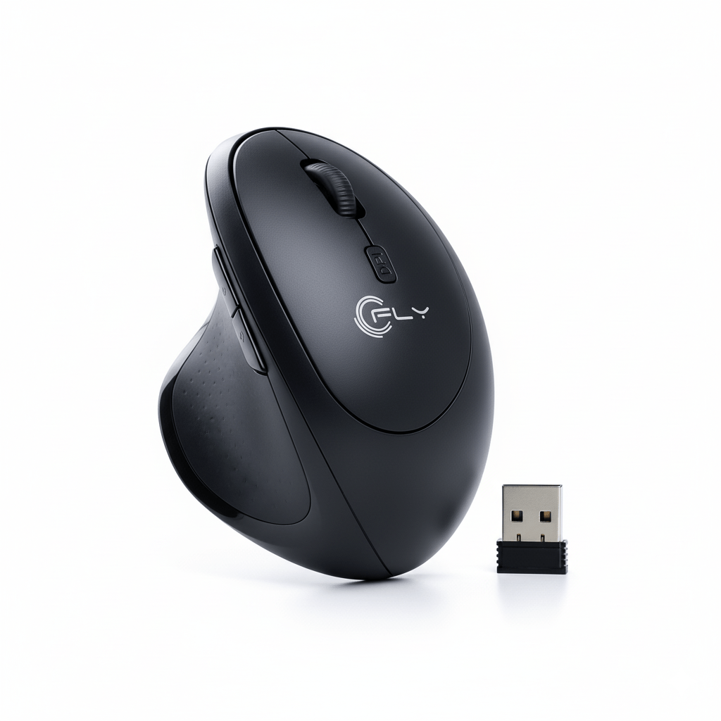 Mouse Inalámbrico TF-50 – Diseño Ergonómico y Comodidad para Uso Diario