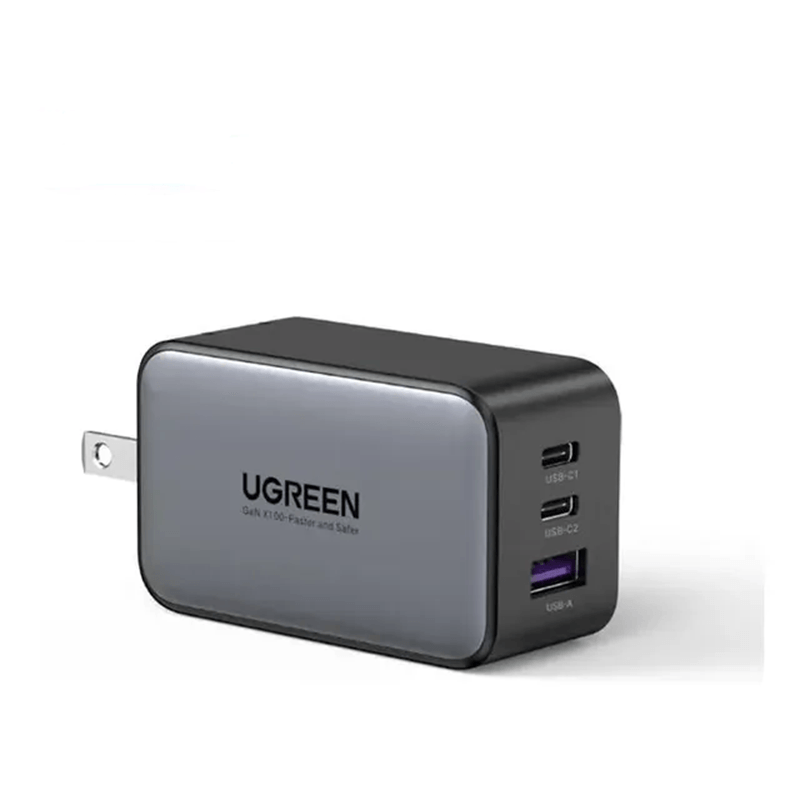 Cargador Ugreen 65w Pd Usb-cx3 Usb-a Carga Rápida Qc 4.0 3.0