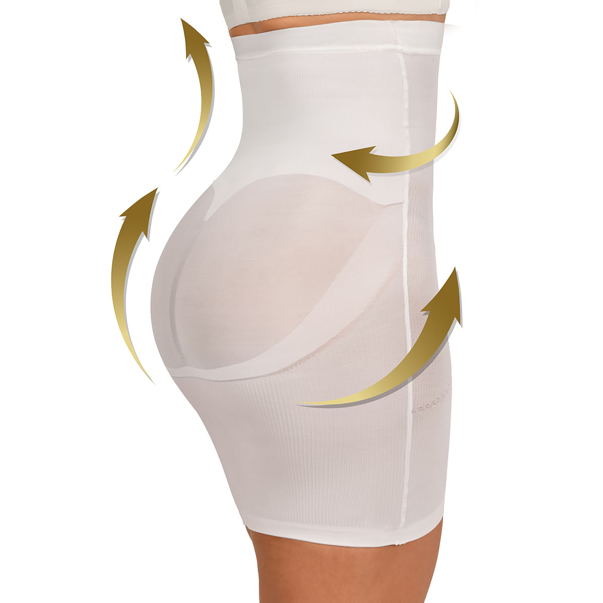 Vestido Faja Interior Levanta Cola con Control Abdomen Moldeador Reductor Ritchi