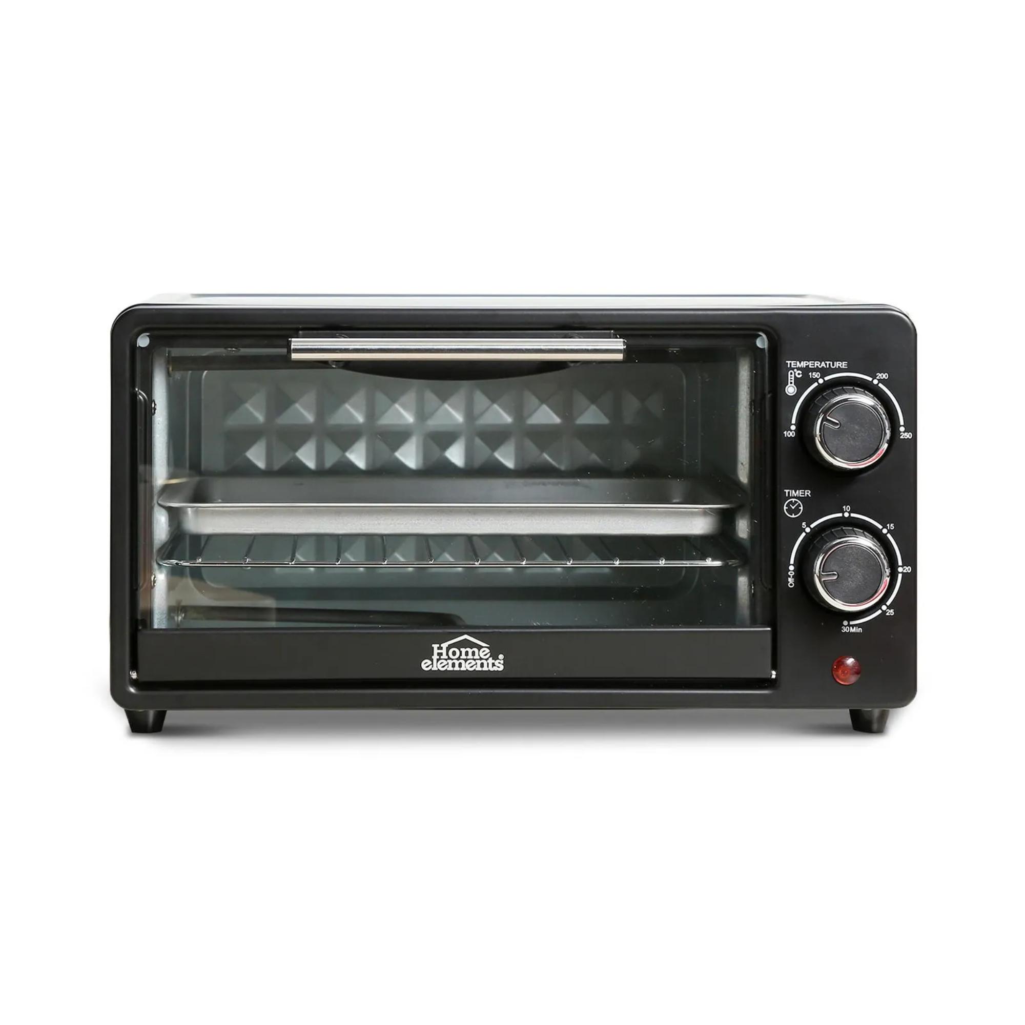 Horno Tostador HOME ELEMENTS 9 Litros Negro 299901331
