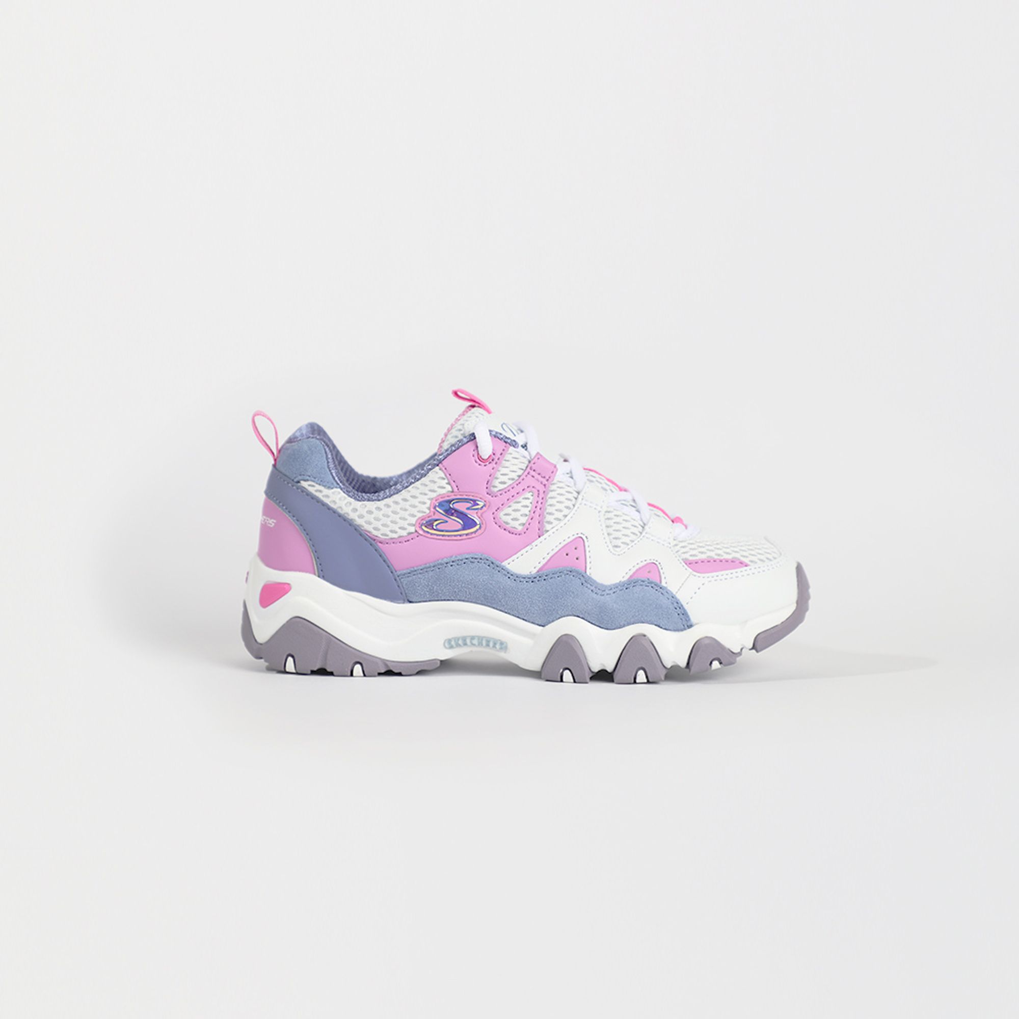 skechers d'lites 2 hombre rosas
