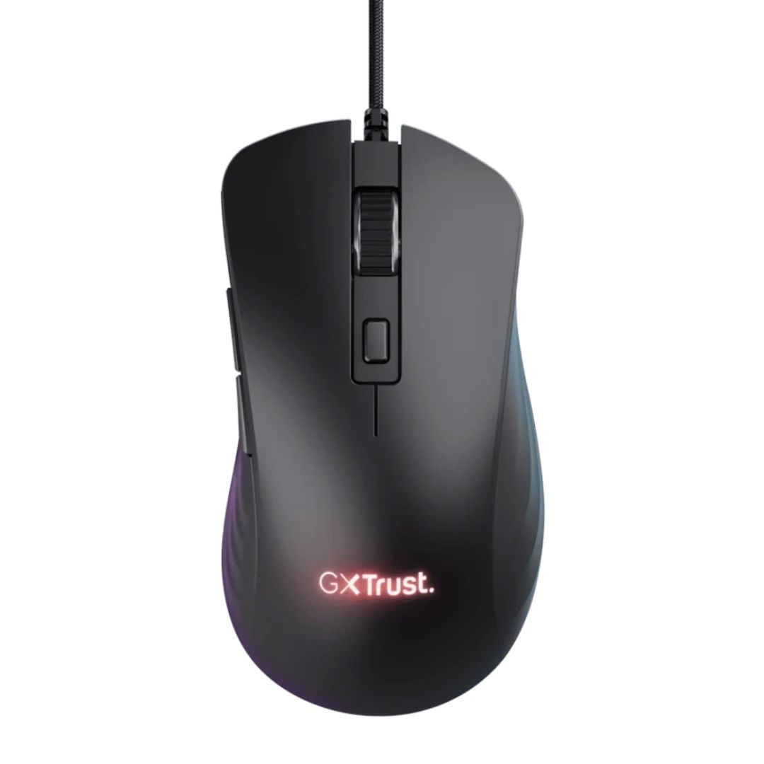 Mouse Trust Gxt 924 ybar+ Negro Gamer Alambrico 25K dpi