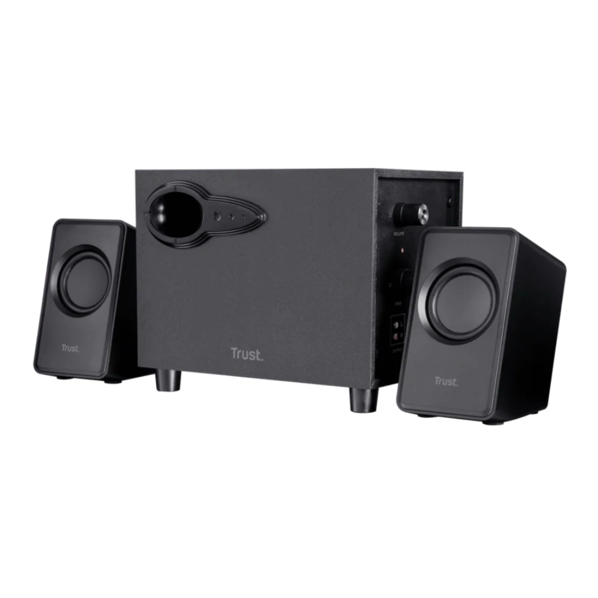 Parlante Trust Avora 2.1 Usb Subwoofer Set Negro 18W