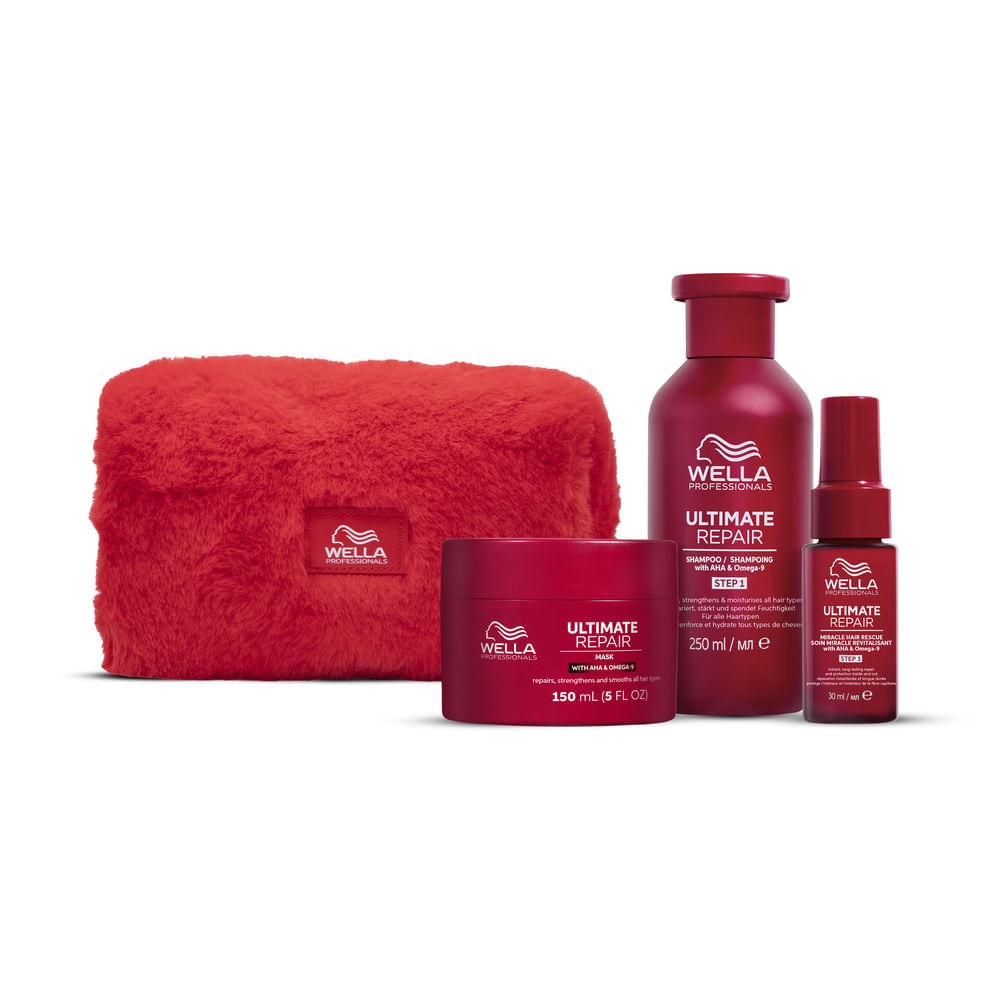 Kit Wella Professionals Ultimate Repair + Cosmetiquera 430 Ml