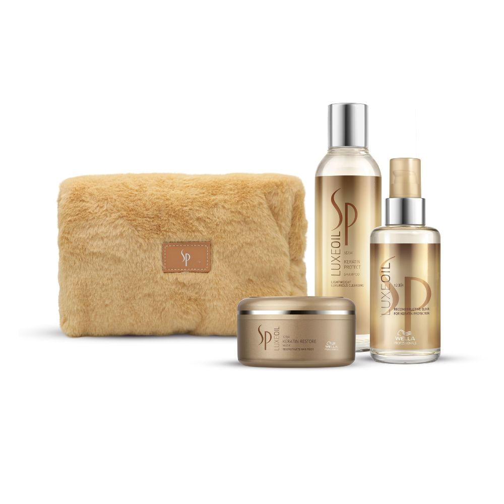 Kit Wella Professionals Sp Luxe Oil + Cosmetiquera 450 Ml