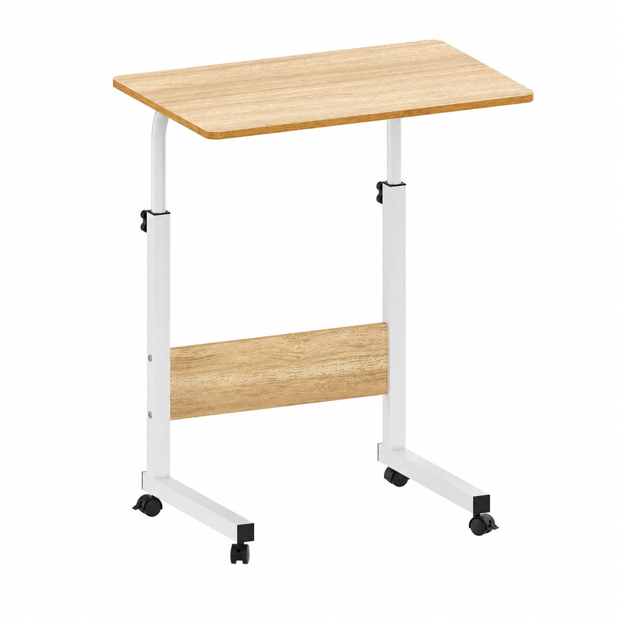 Mesa Auxiliar Ajustable Con Ruedas Multiusos Oficina Hogar