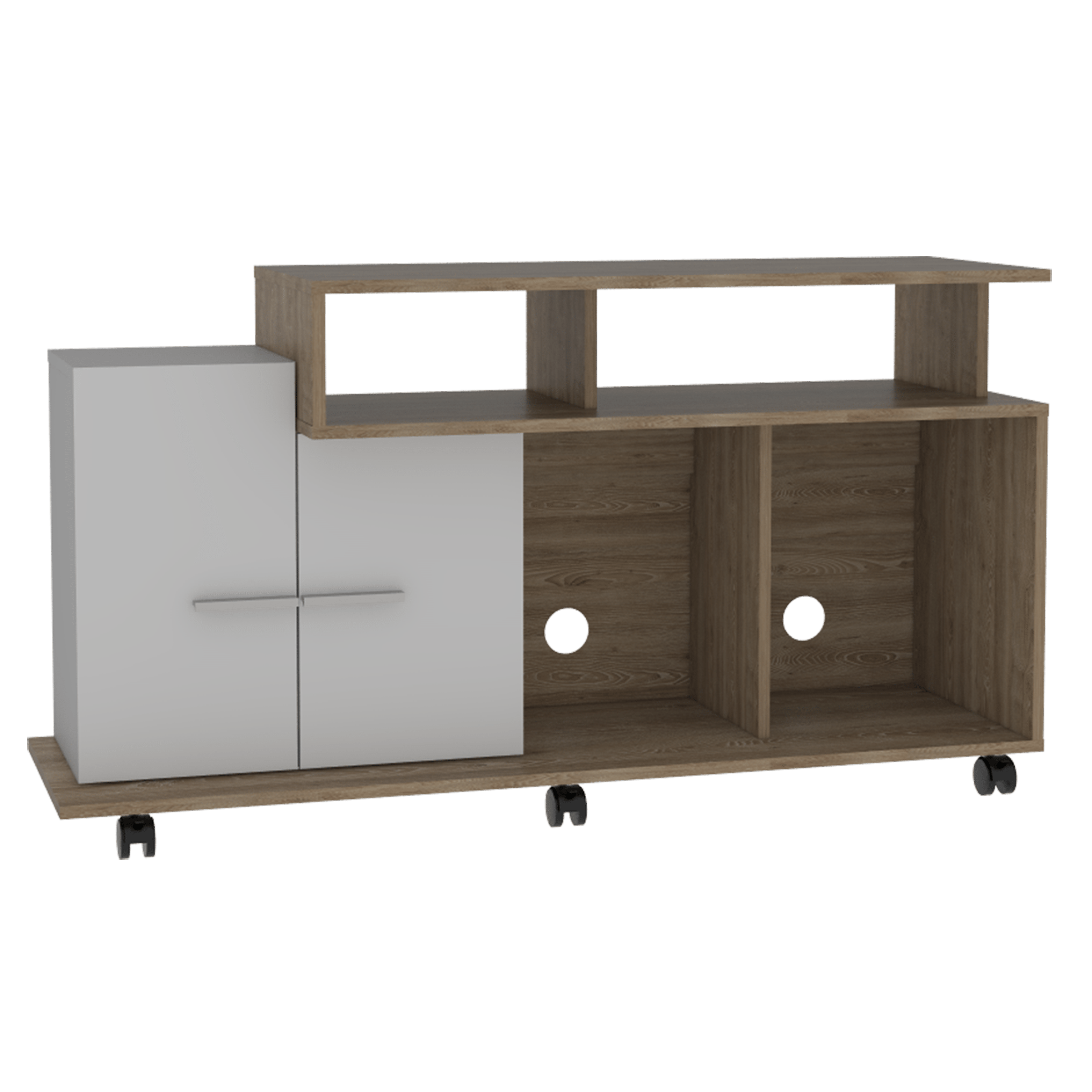 Rack Para Tv Valera  Miel Blanco