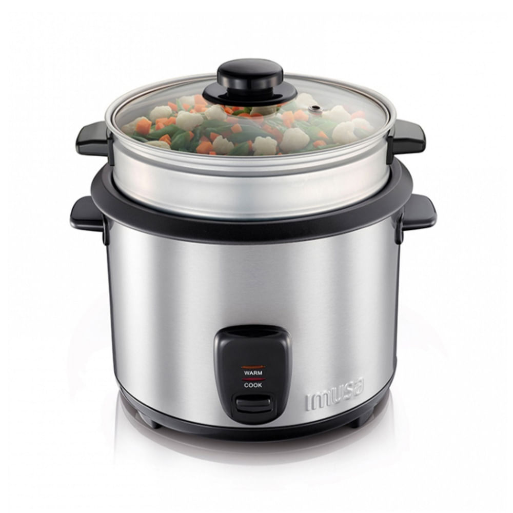 OLLA ARROCERA IMUSA ACERO INOX 10T 10 TAZAS