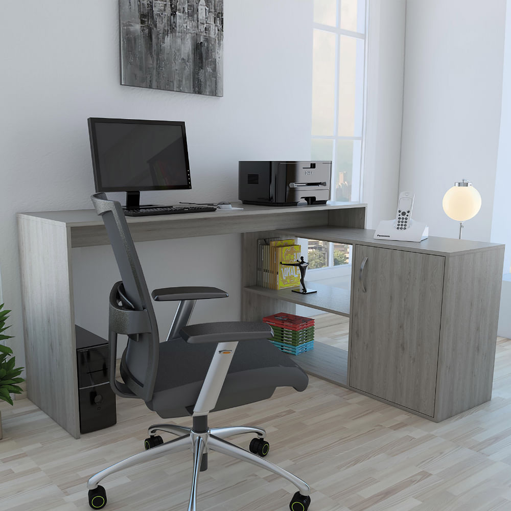 Escritorio Office 8 Ceniza