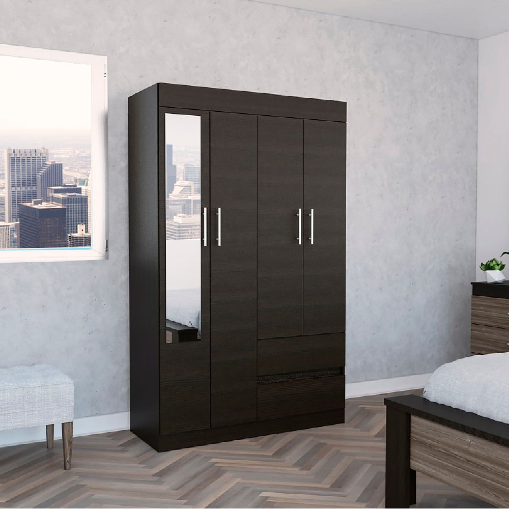 Closet Caoba con Espejo RTA Wengue