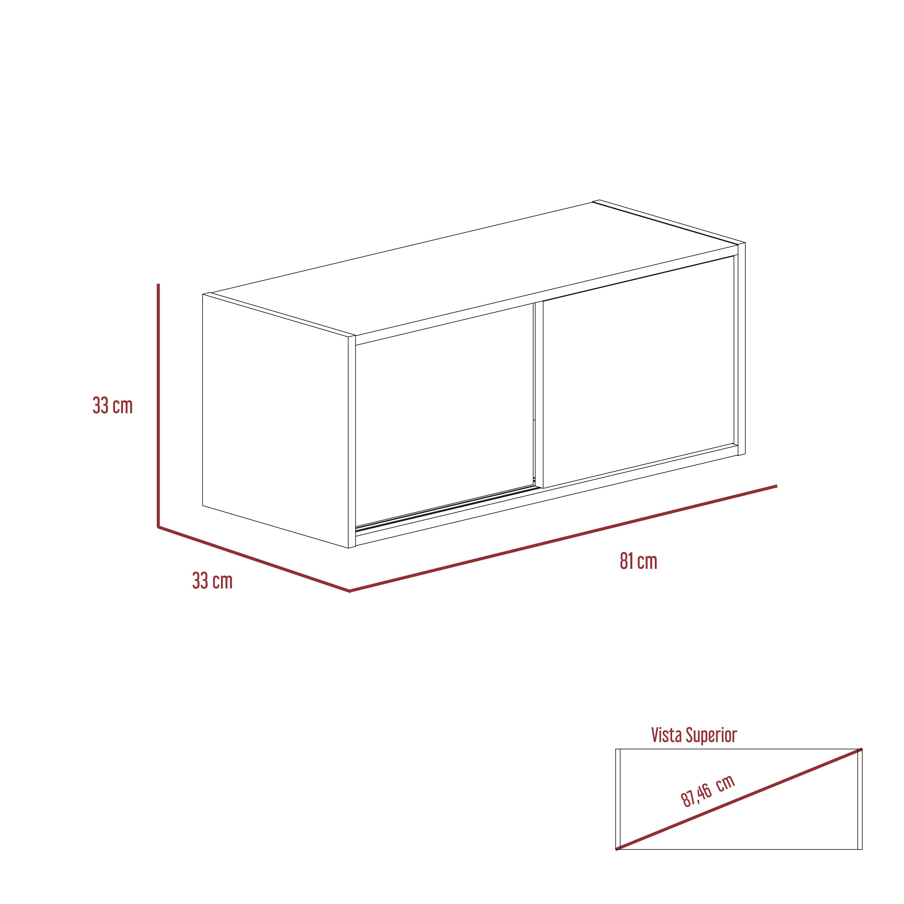 Gabinete Note RTA Wengue + Blanco HG