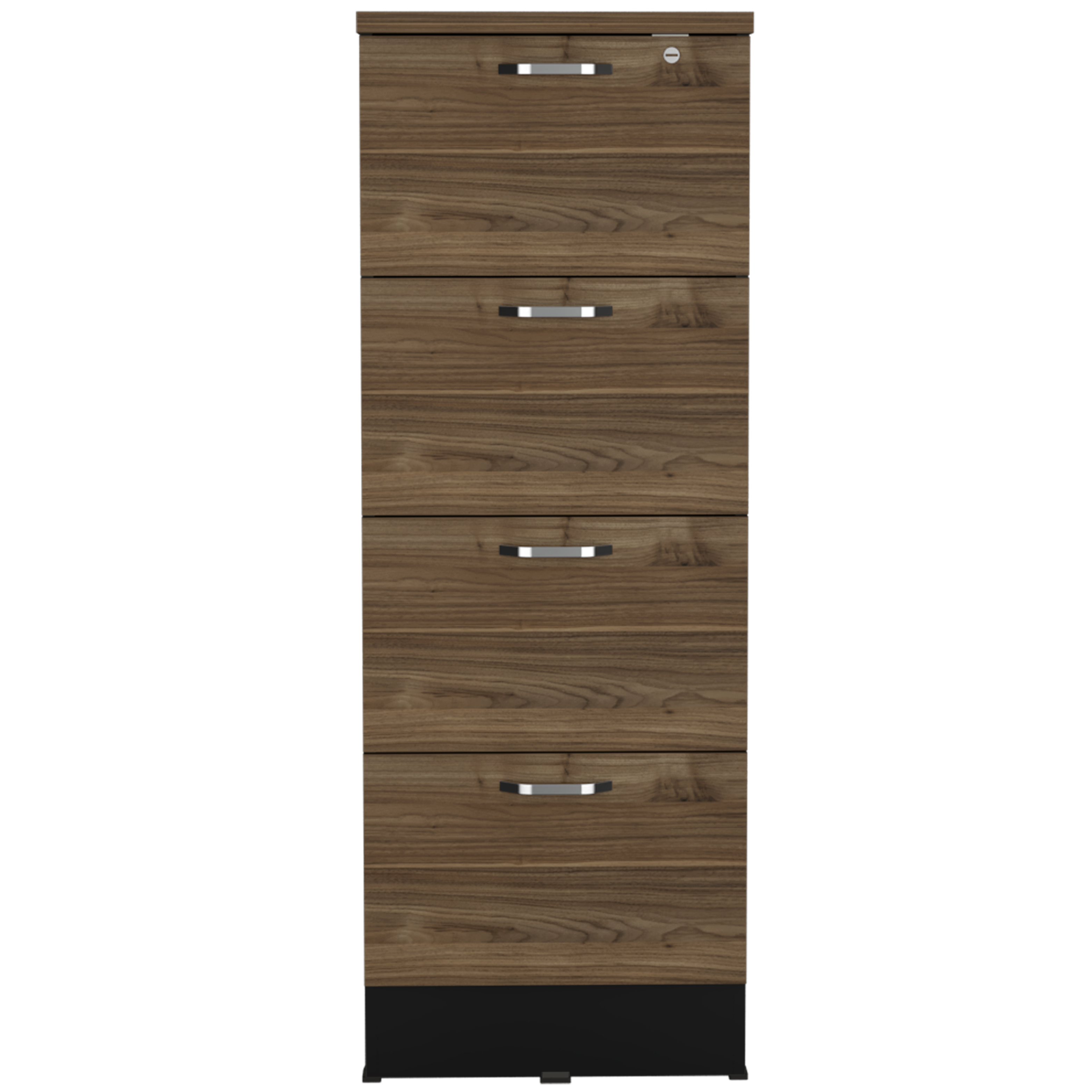 Mueble Archivador 4 Cajones Monarca Negro+Gales