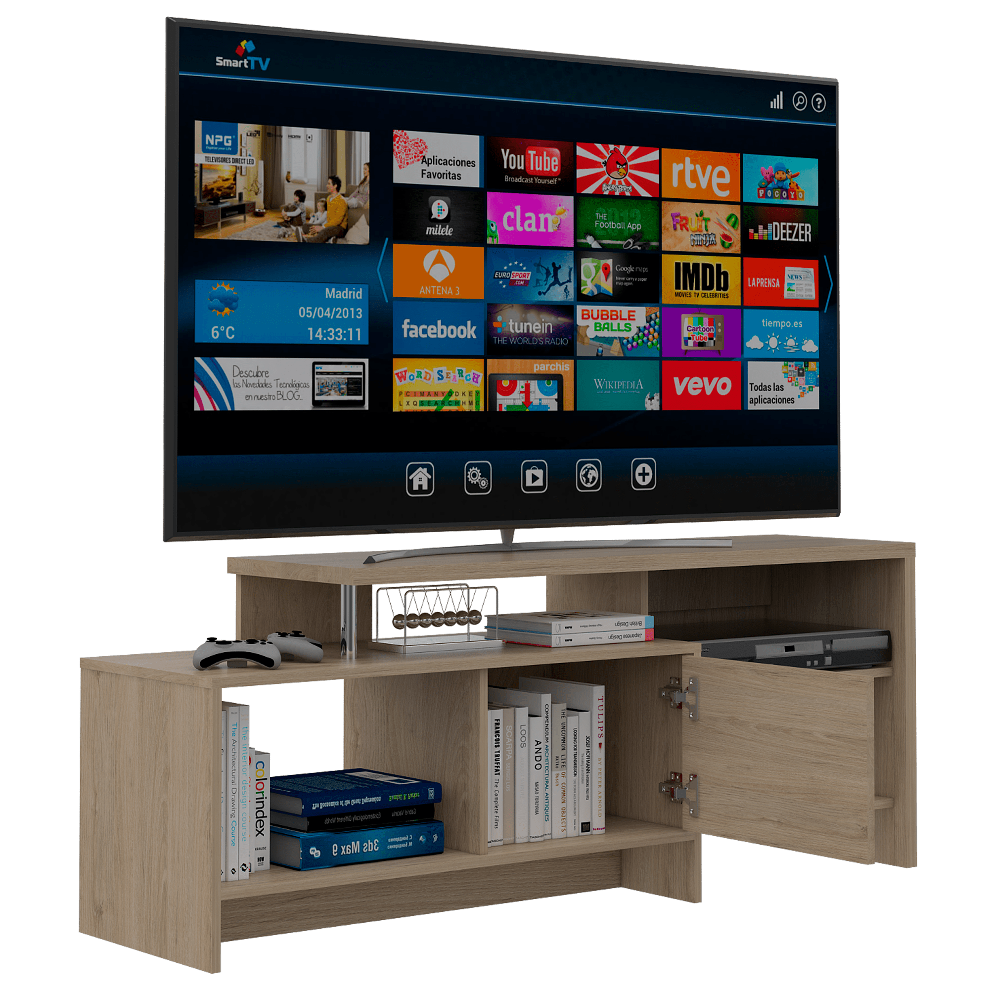Mesa para TV Bengala RTA Rovere