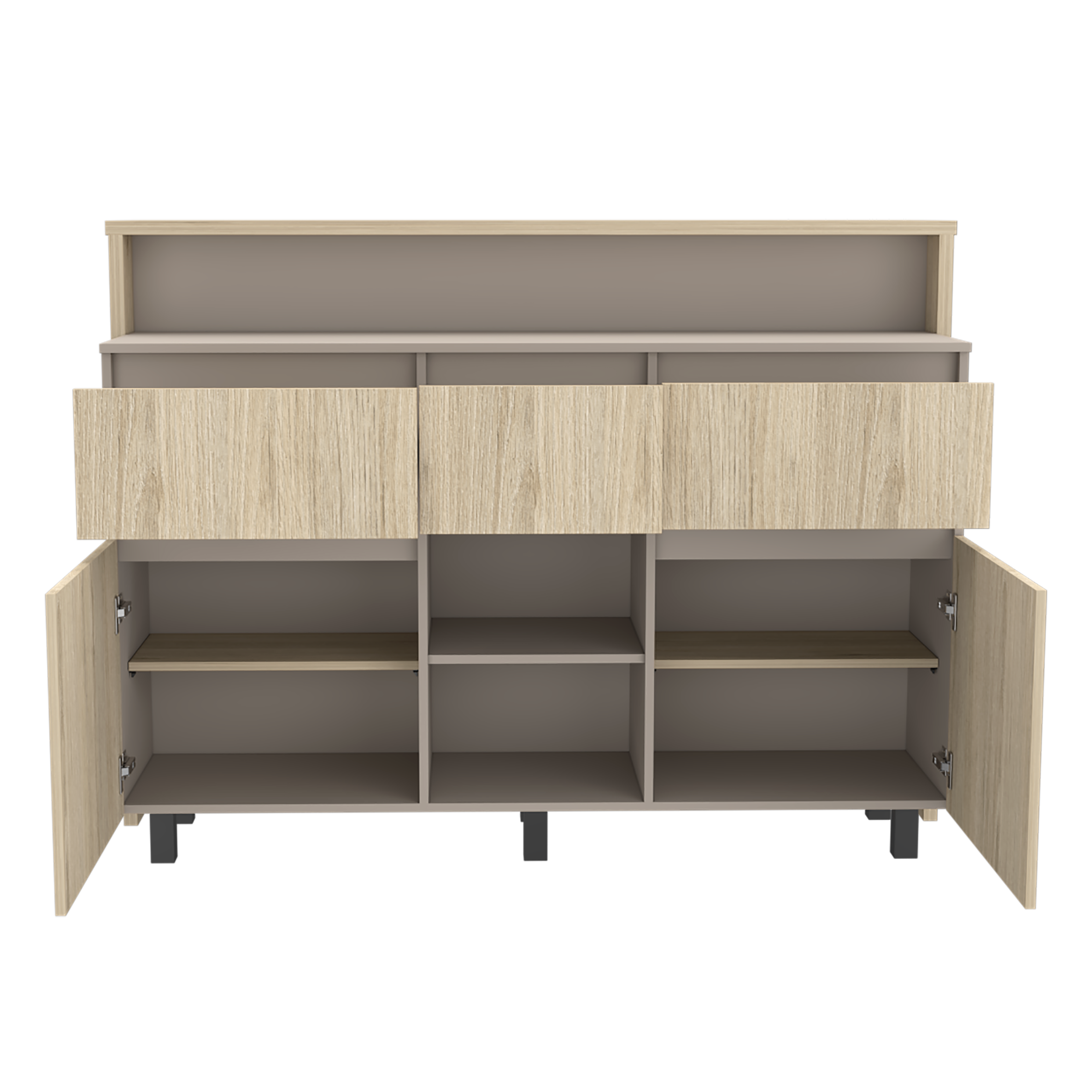 BARRA KIARA (3C) ROVERE+TAUPE 110X150.1X67.5 CM