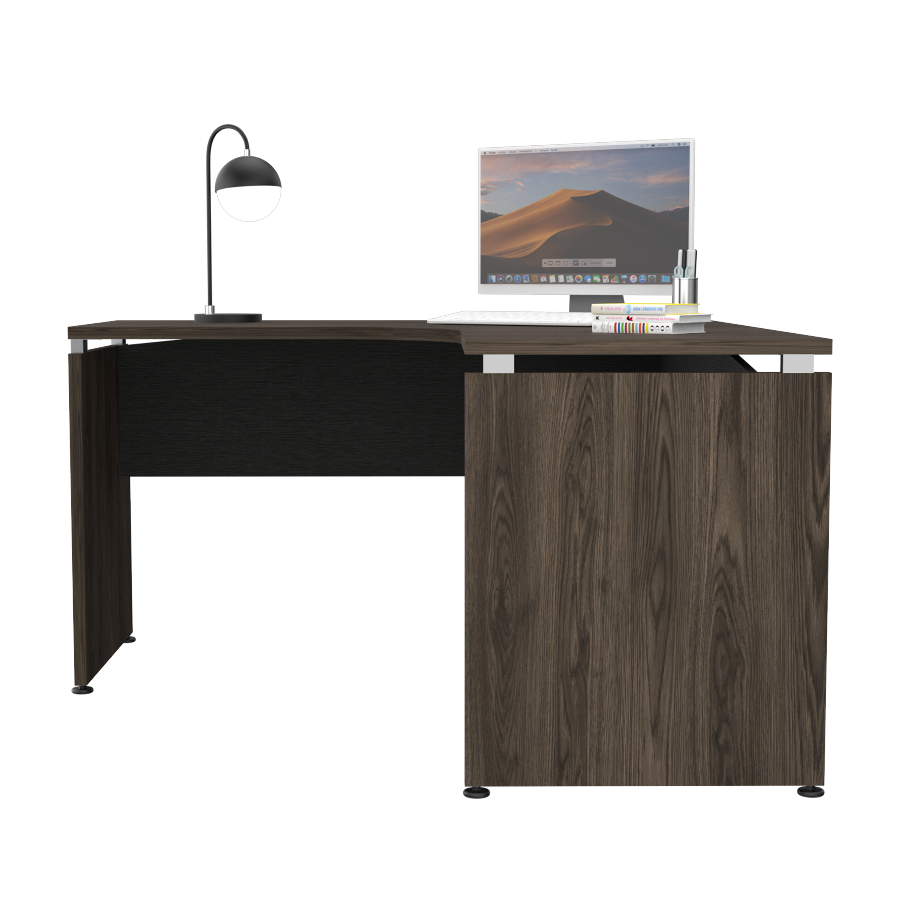 Escritorio Home Office L 160 RTA Coñac + Wengue