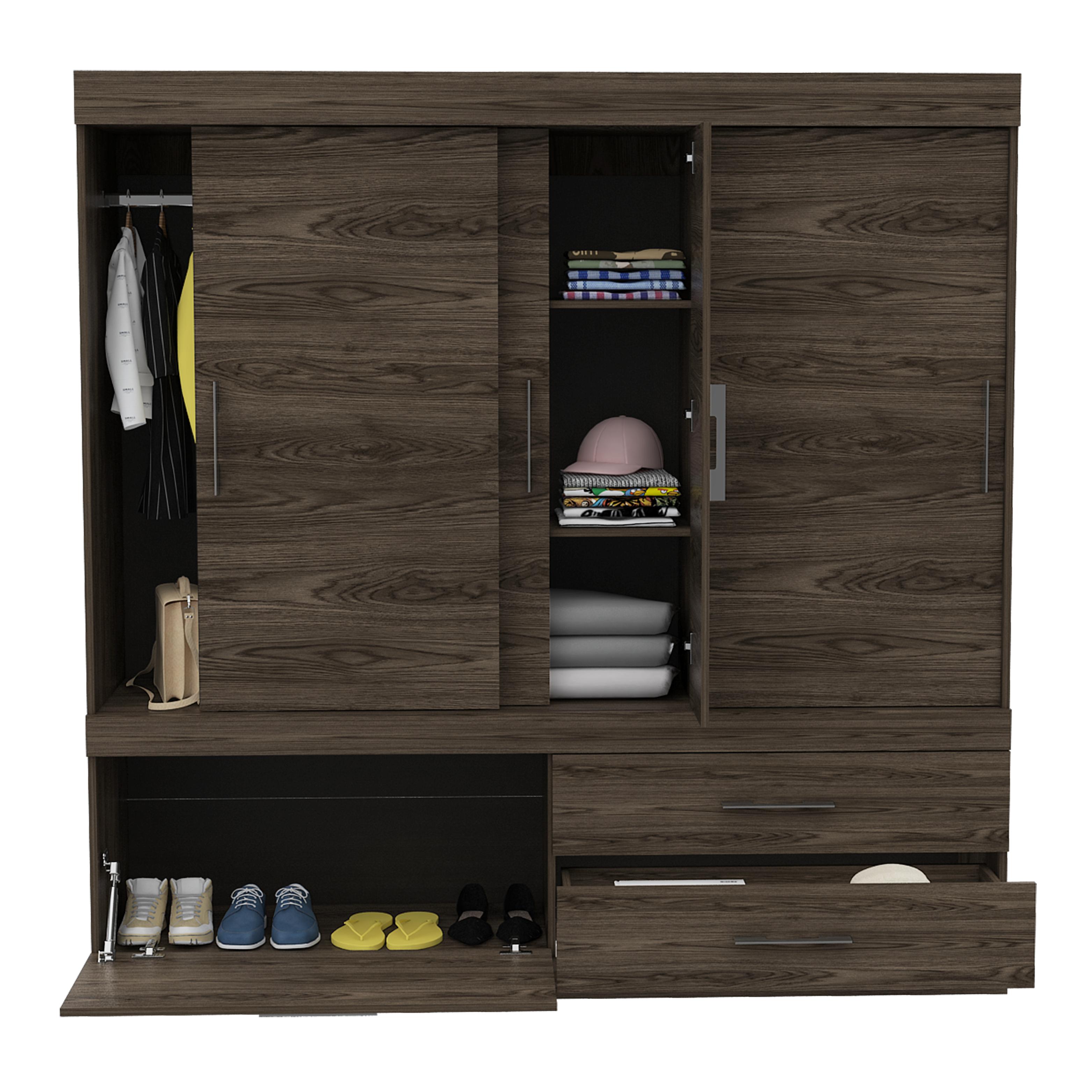 Closet Portofino 180 X 180 X 48 RTA Coñac