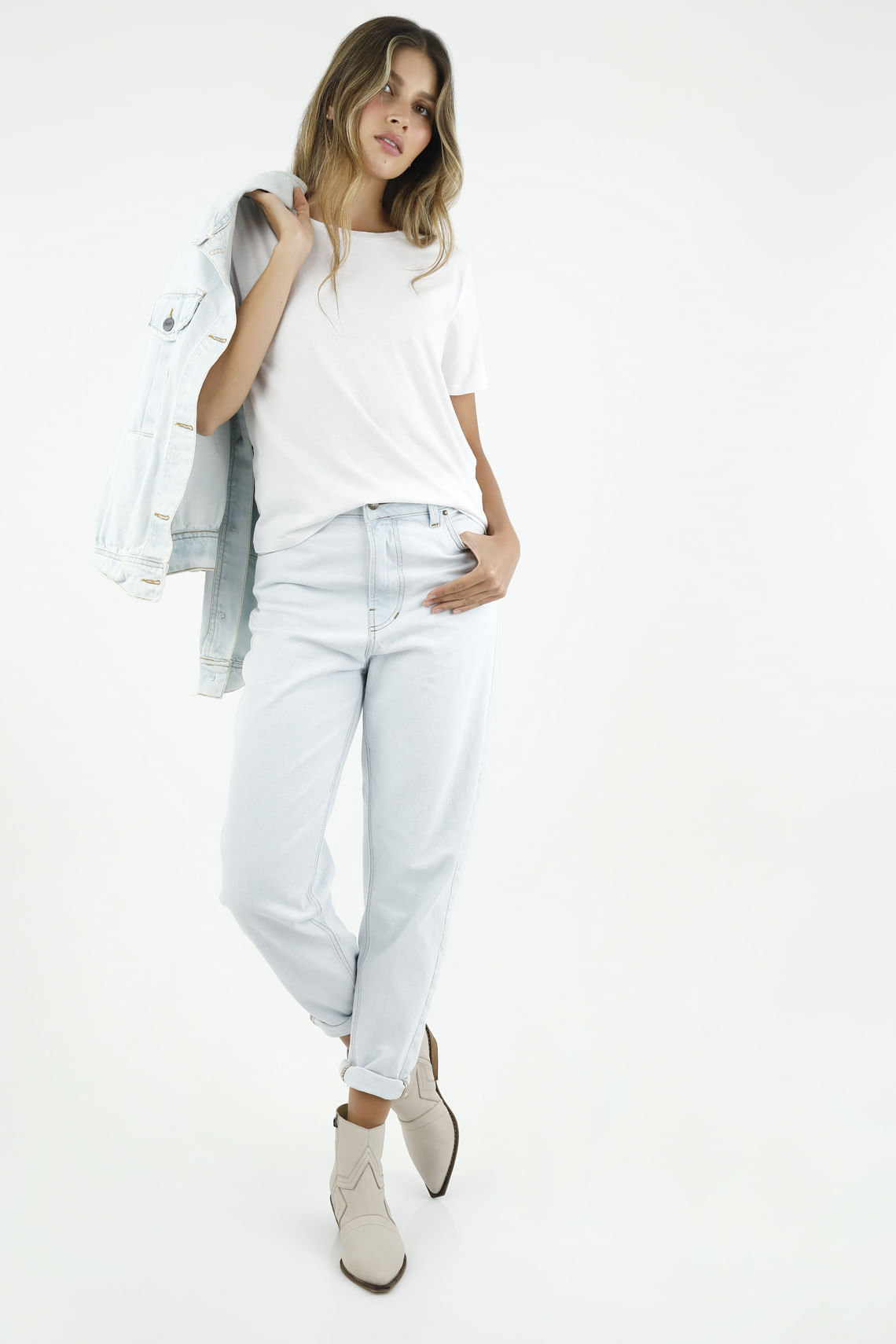 Camiseta blanca para mujer