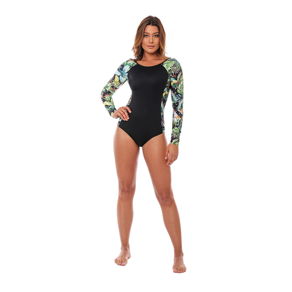 VESTIDO DE BAÑO ENTERO ST.EVEN MUJER 98583 NEGRO